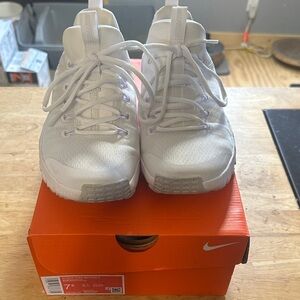 Nike Light Gray and white Athletic Sneakers